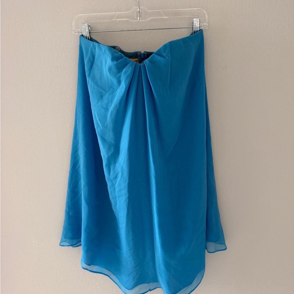 Strapless silk dress by Elizabeth and James size 2